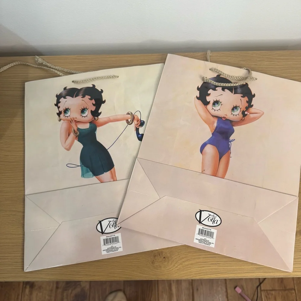 Vintage 2004 Betty Boop Gift Bags